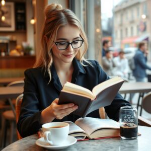 reading a book to learn